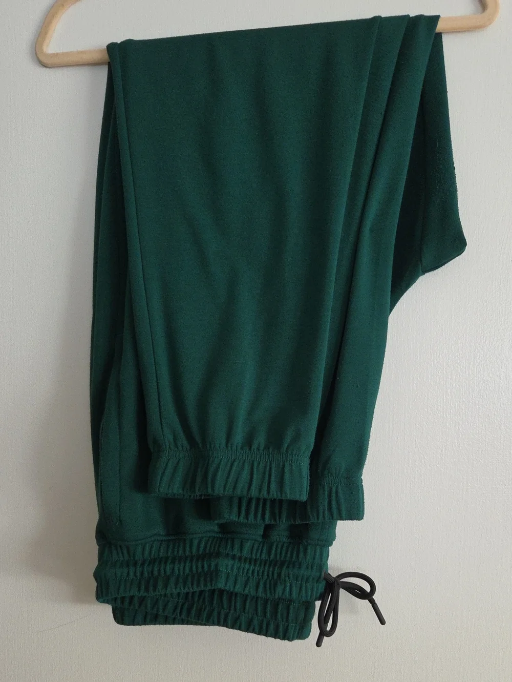 Mens Forest Green Drawstring Jogger Pants